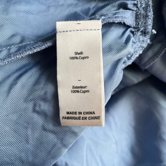 Cinq a Sept Tillie Blue Cupro Shirt Dress Tiered Long Sleeve Small - Picture 5 of 7